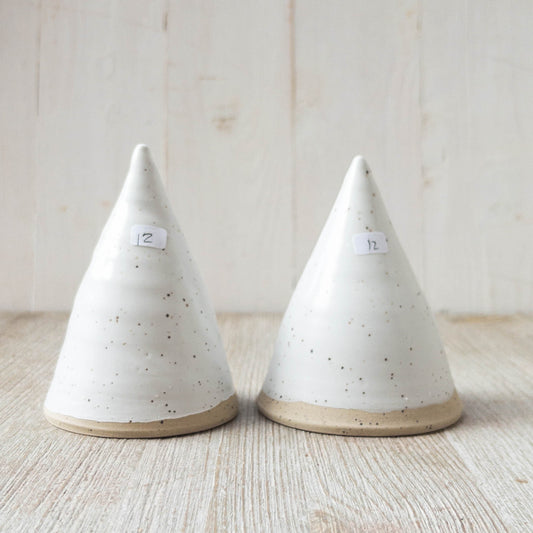 White Ceramic Christmas Trees - Taylor