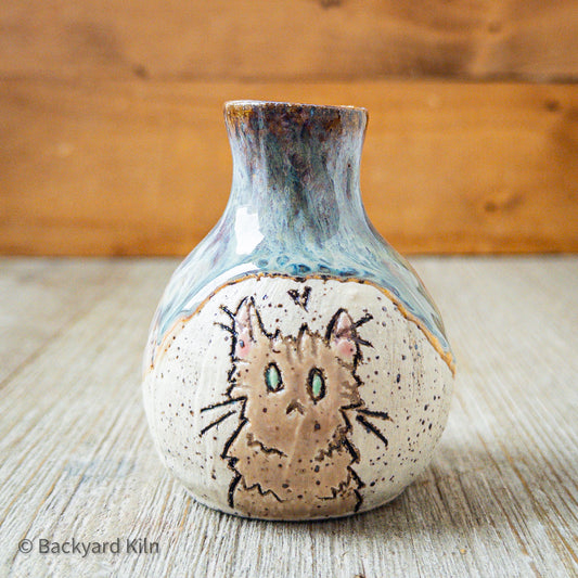 Small Flow Cat Vase by Taylor