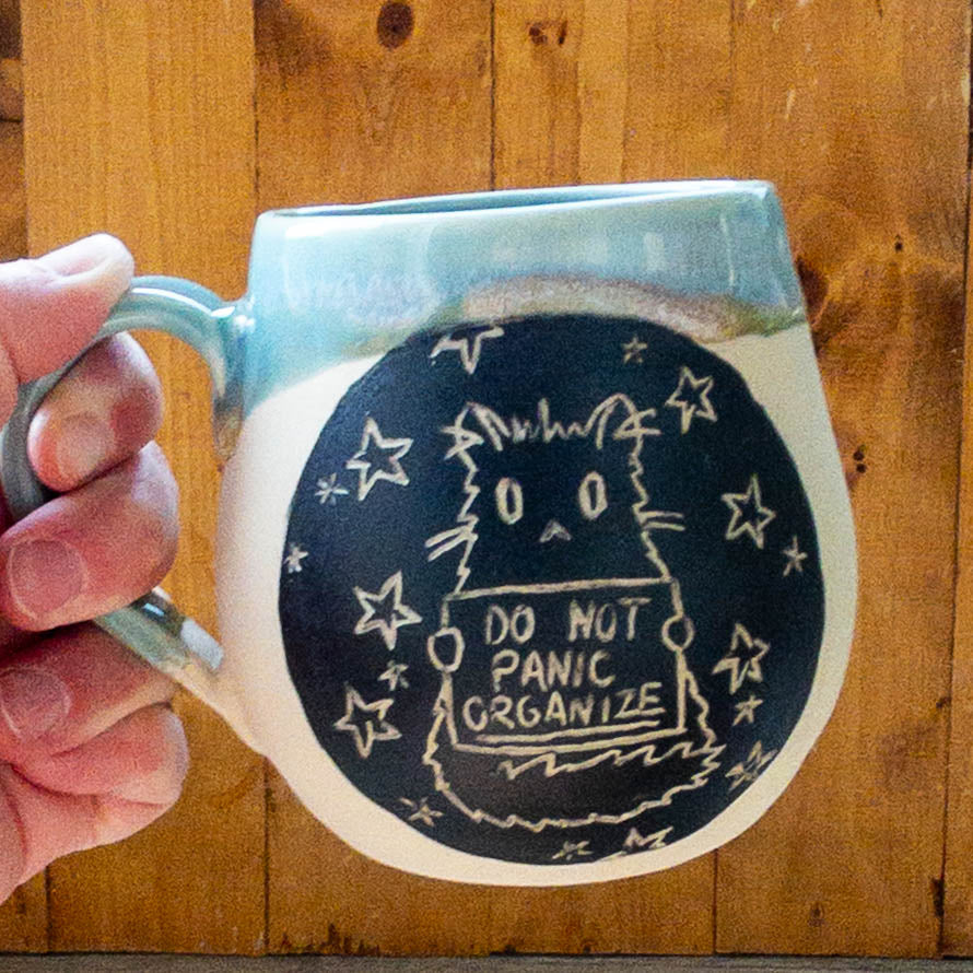 Fundraiser “Organize!” Cat Mug #2 - Taylor