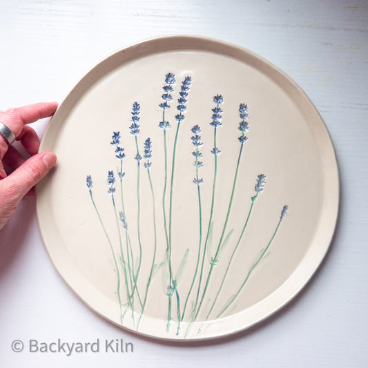 Lavender Platter by Taylor