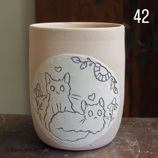 Custom 2 Cats Tumbler #42 - by Taylor
