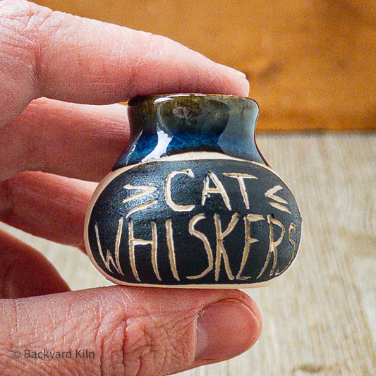 Blue Mini Cat Whiskers Vase by Taylor