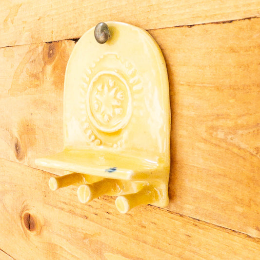 Small Hanging Jewelry Shelf with Pegs - SECOND - Taylor