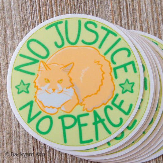 No Justice No Peace Fundraiser Sticker by Taylor