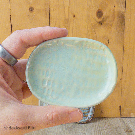 Textured Dish Light Teal Small - Taylor