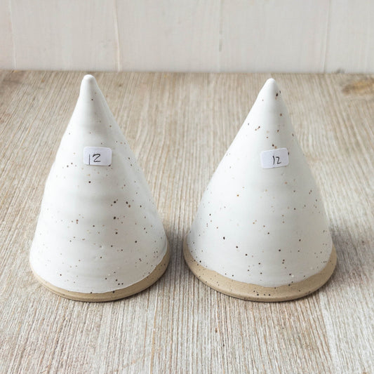 White Ceramic Christmas Trees - Taylor