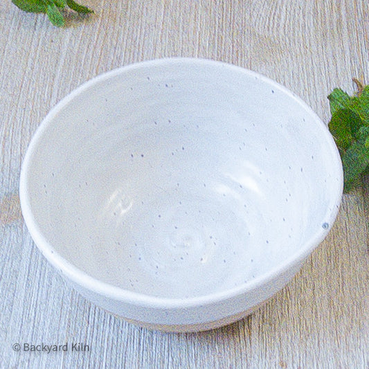 White and Wood-look Cereal Bowl- Taylor