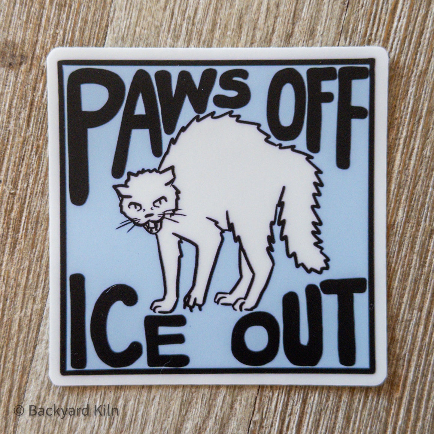Paws Off - ICE Out Fundraiser Sticker by Taylor