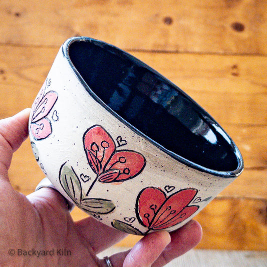 Tulip Carved Bowl by Taylor