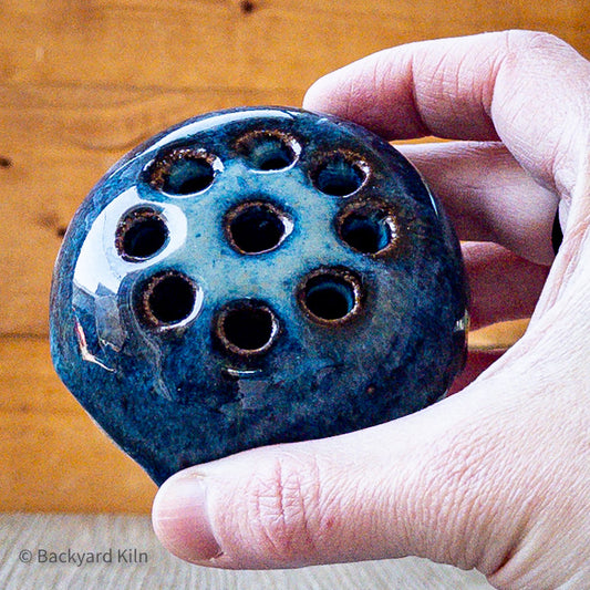 Plant Rooting Ball in Blue Speckle 2 by Taylor