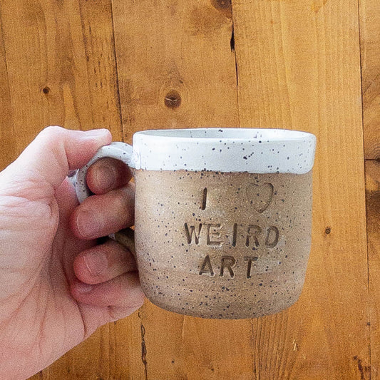 I Heart Weird Art 8 oz Mug - Taylor