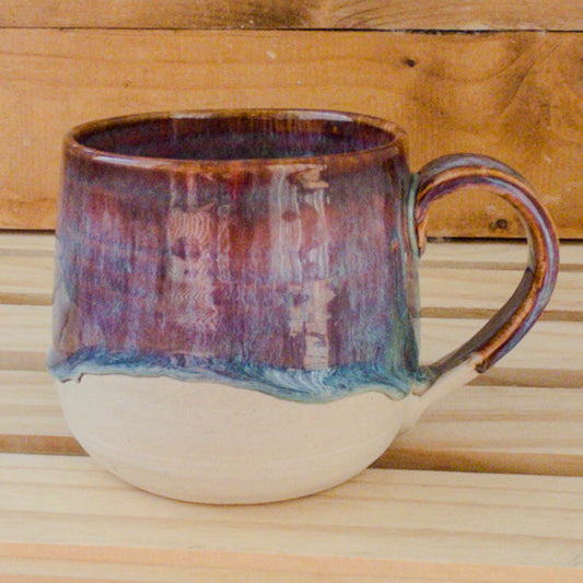 Large Blue/Red Dimensional Mug - Taylor
