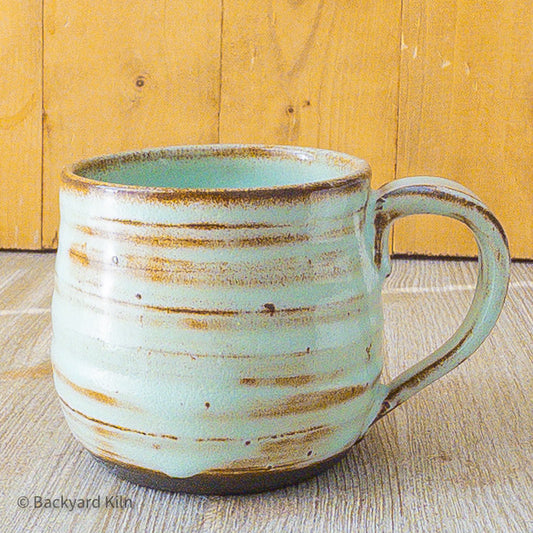 Weathered Aqua Mug #1 - Taylor