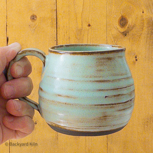Weathered Aqua Mug #3 - Taylor