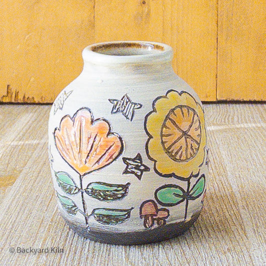 Little Scandi Garden Vase: Stars - Taylor