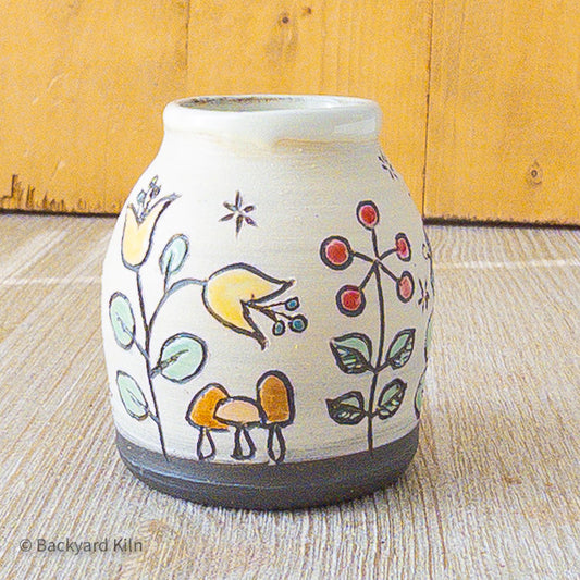 Little Scandi Garden Vase: Starbursts - Taylor