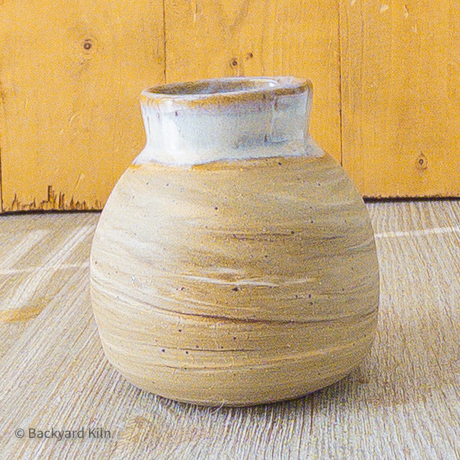 Wood-Look Small Vase - Taylor