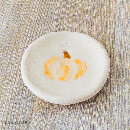 Weathered Pumpkin Ring/Spice Dish - Taylor