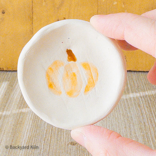 Weathered Pumpkin Ring/Spice Dish - Taylor