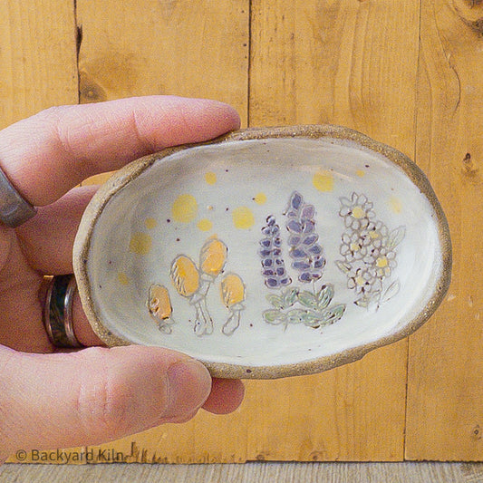 Rustic Floral Tray - Taylor