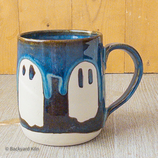 4 Ghost Mug, Dark Blue - Taylor