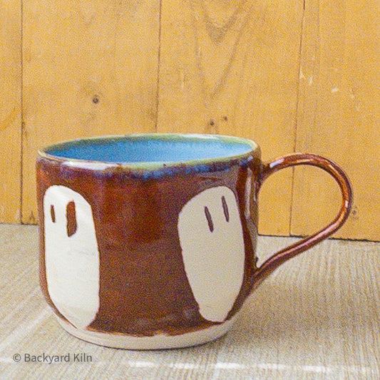 Indigo Interior Ghost Mug - Sophie