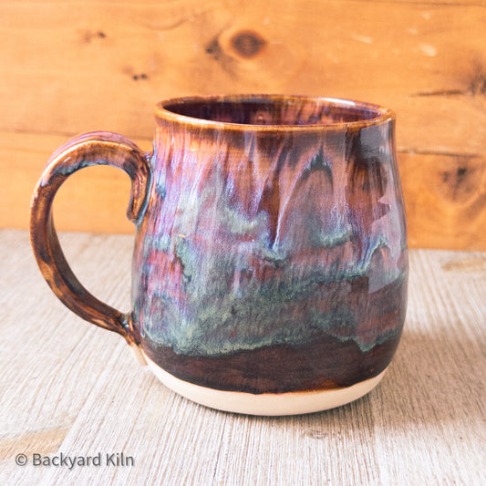 Large Blue/Red Dimensional Mug #1 by Taylor