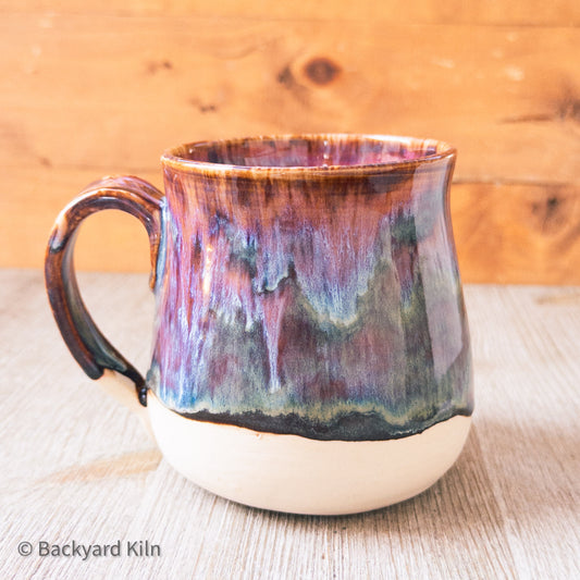 Large Blue/Red Dimensional Mug #2 by Taylor