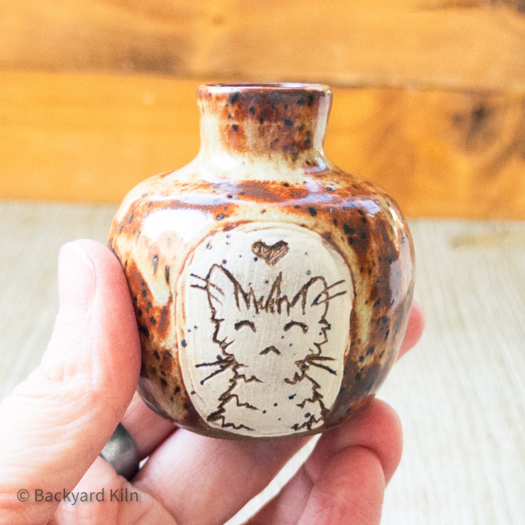 Chai Mini Cat Vase by Taylor