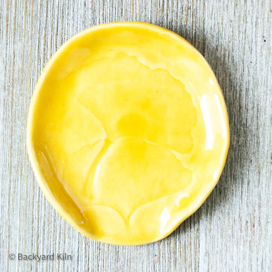 Yellow Ginkgo Leaf Spoon Rest by Taylor