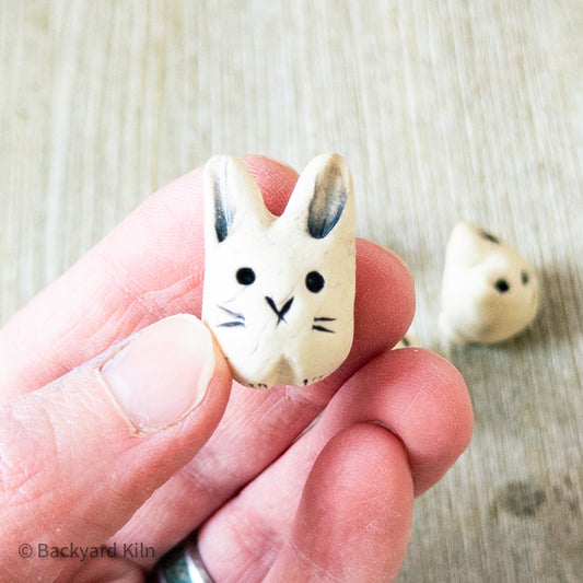 White Mini Bunnies, Assorted by Taylor