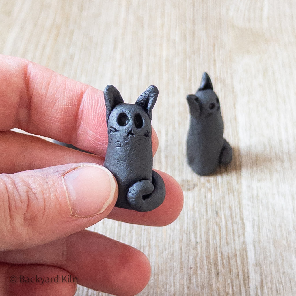 Tall Black Mini Cats, Assorted by Taylor