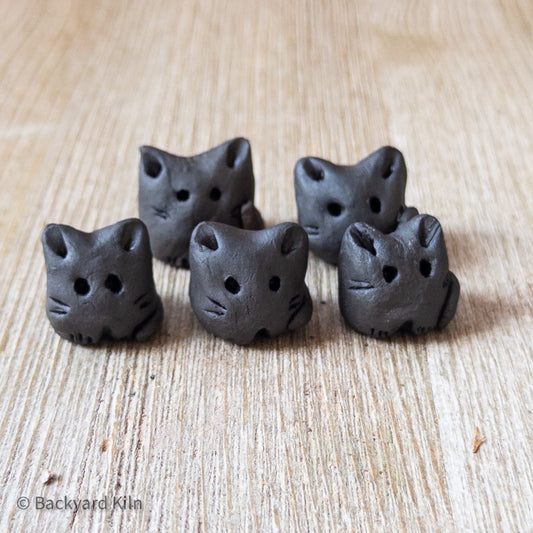 Black Mini Cats with Butts, Assorted by Taylor