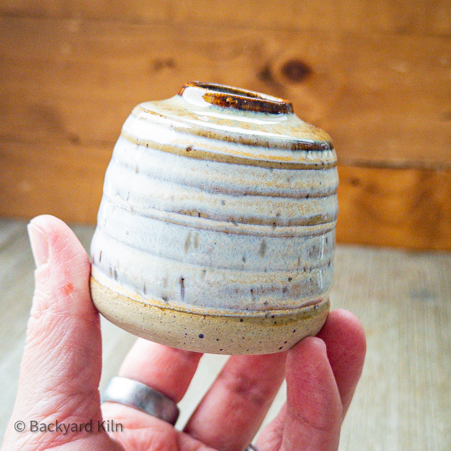 Mini Toasted Marshmallow Vase by Taylor