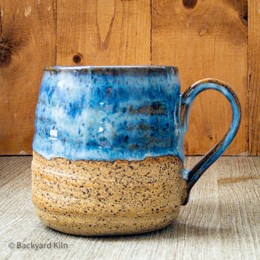 Blue "I am fucking delightful" Handwriting Mug by Taylor