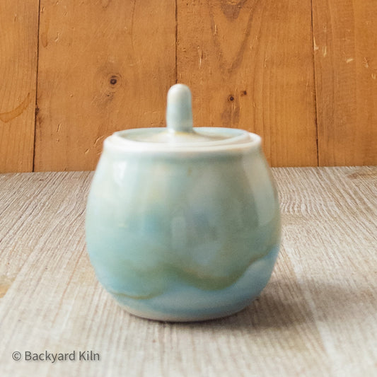 Tiny Blue Jar by Taylor