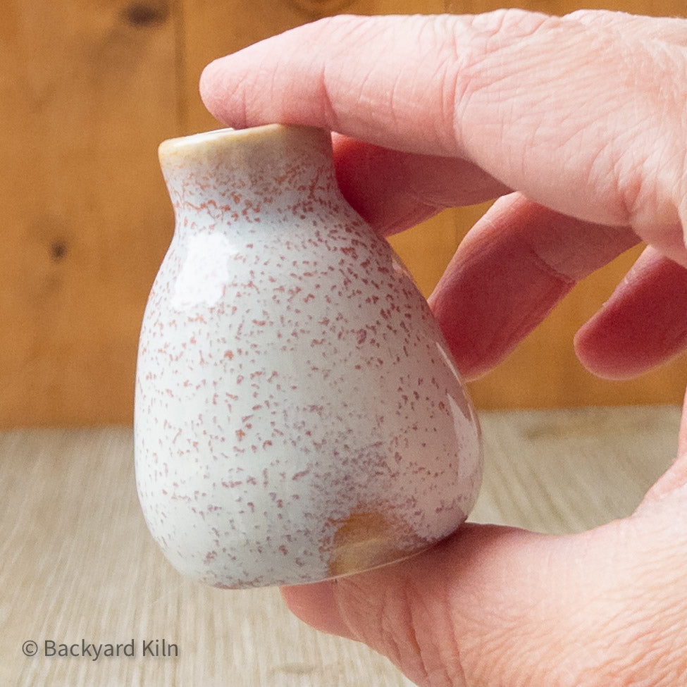 Lunar Glaze Mini Cat Loaf Vase by Taylor