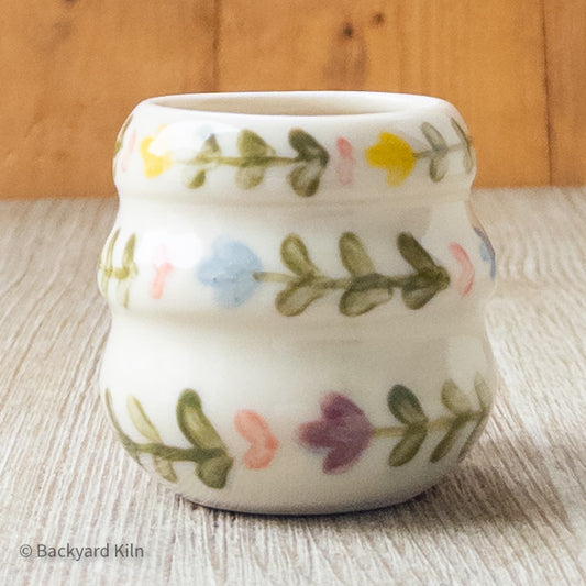 Scandi Pastel Floral Mini Vase by Taylor