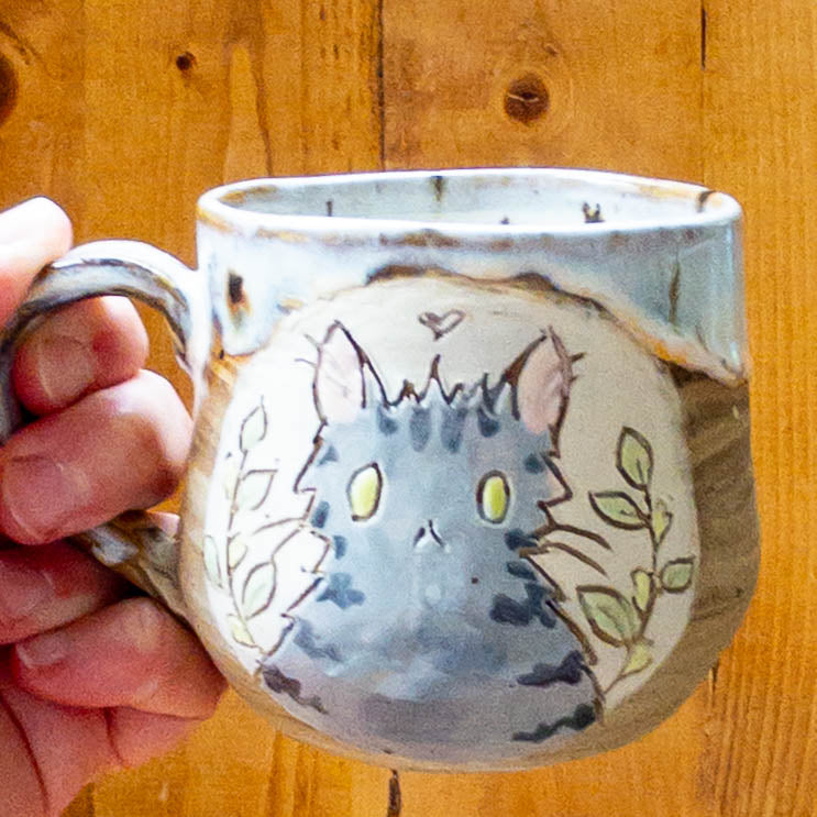 Gray Tabby Cat Mug - Taylor