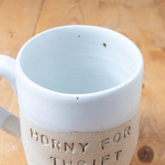 Horny for Thrift Stores Mug SECOND - Taylor