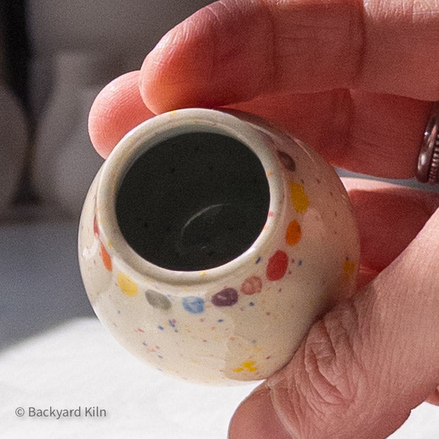 Speckled Rainbow Floral Tiny Vase by Taylor