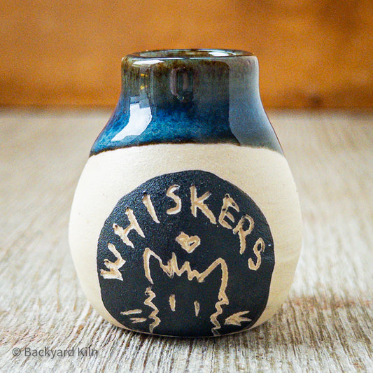 Blue Mini Cat Whiskers Vase by Taylor