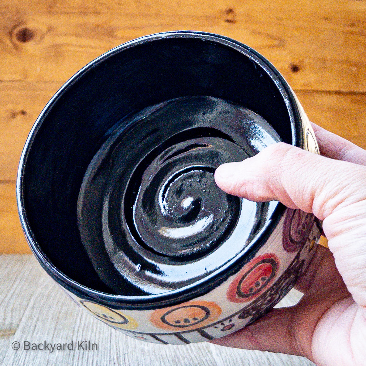 Carved Pet Bowl by Taylor