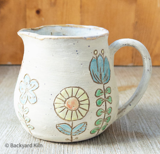 Scandi Flowers Pitcher - Taylor