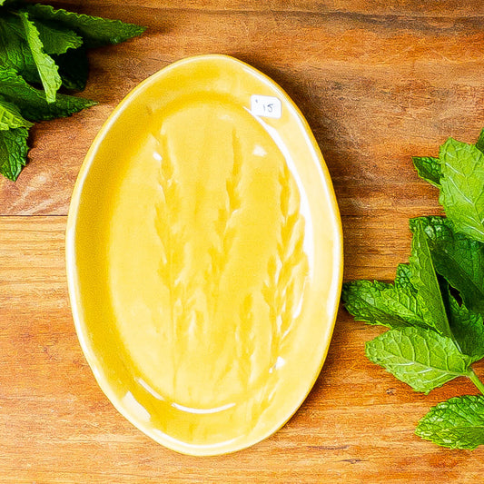 Lg Yellow Grasses Tray - Taylor