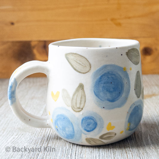 Blue Flowers Mug #5 by Taylor