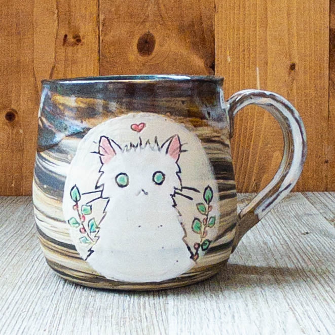 White Cat Mug - Taylor