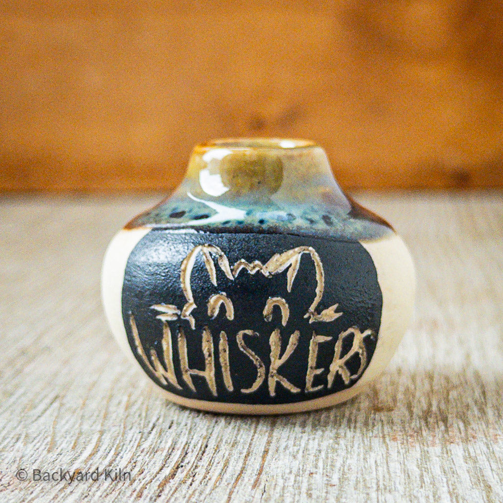 Blue Mini Cat Whiskers Vase by Taylor