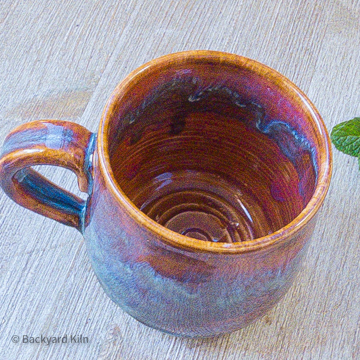 Shorter Blue/Red Dimensional Mug - Taylor