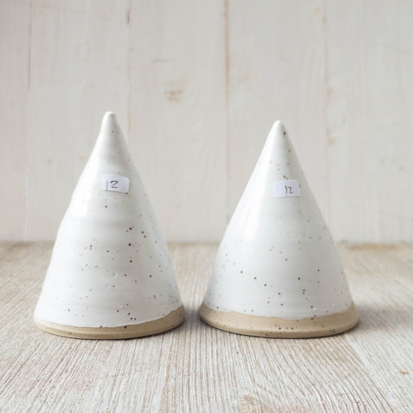 White Ceramic Christmas Trees  - Taylor